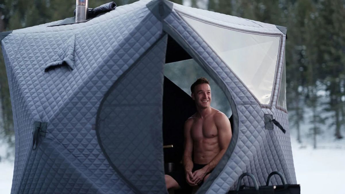 Přenosná sauna, která odolá povětrnostním podmínkám i požadavkům nadšenců